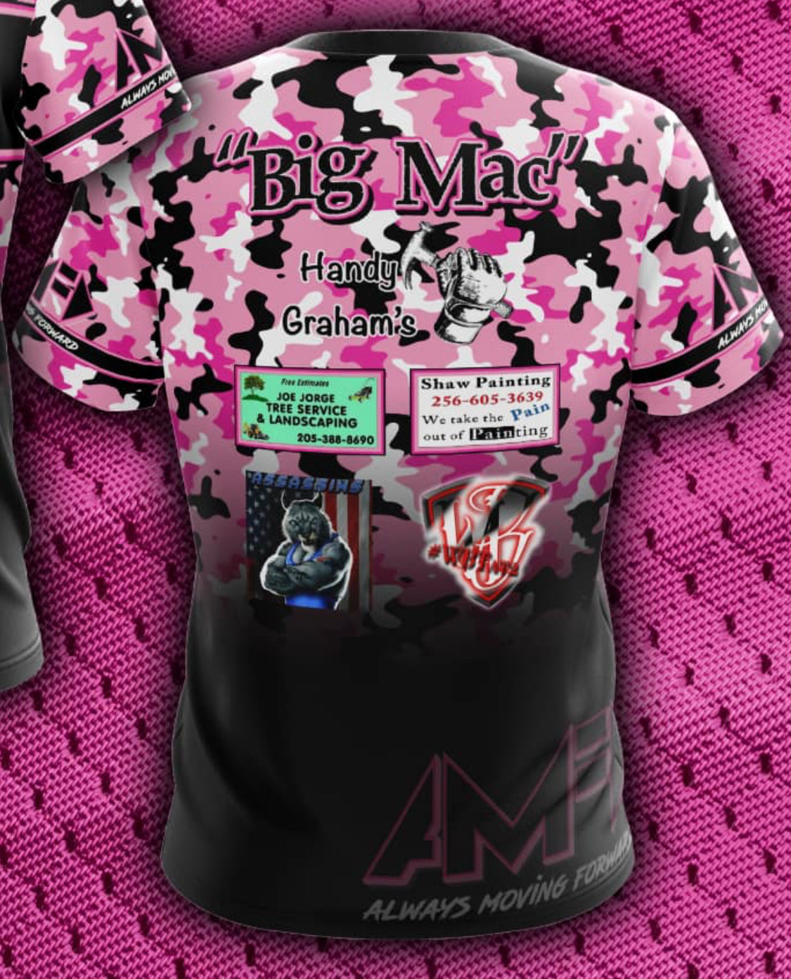 CAM “BIG MAC” GRAHAM OFFICIAL FIGHT NIGHT SHIRT