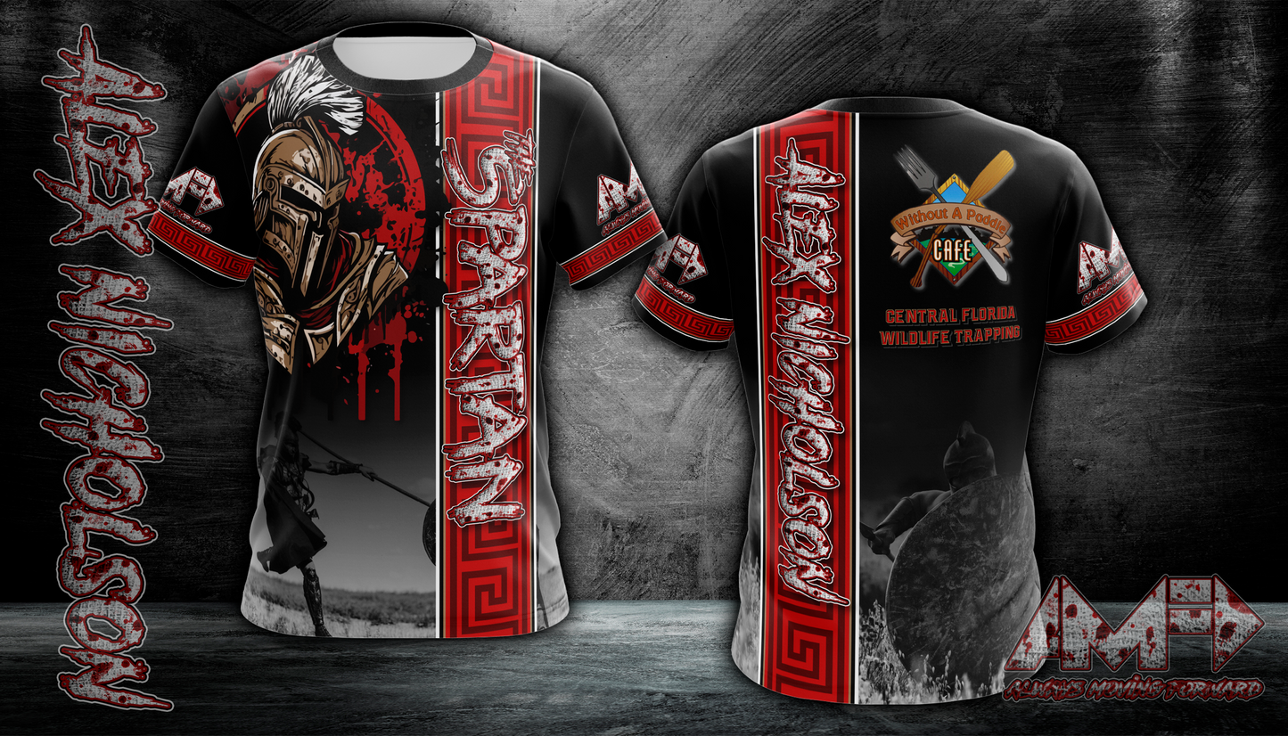 ALEX “THE SPARTAN” NICHOLSON GAMEBRED BAREKNUCKLE 7 OFFICIAL WALKOUT SHIRT