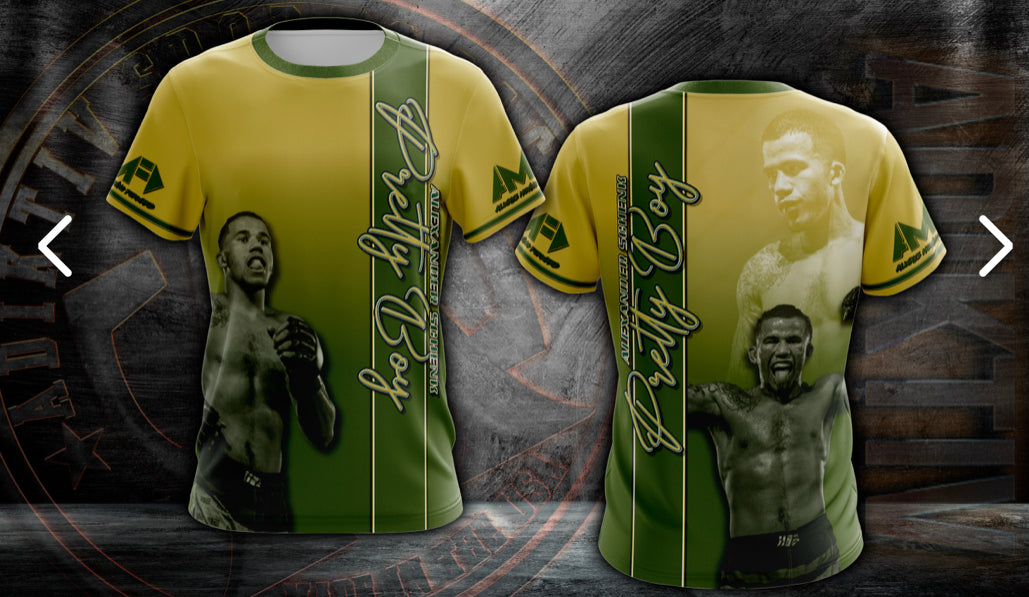 PRETTY BOY ALEXANDER SCHENK OFFICIAL FIGHT NIGHT SHIRT