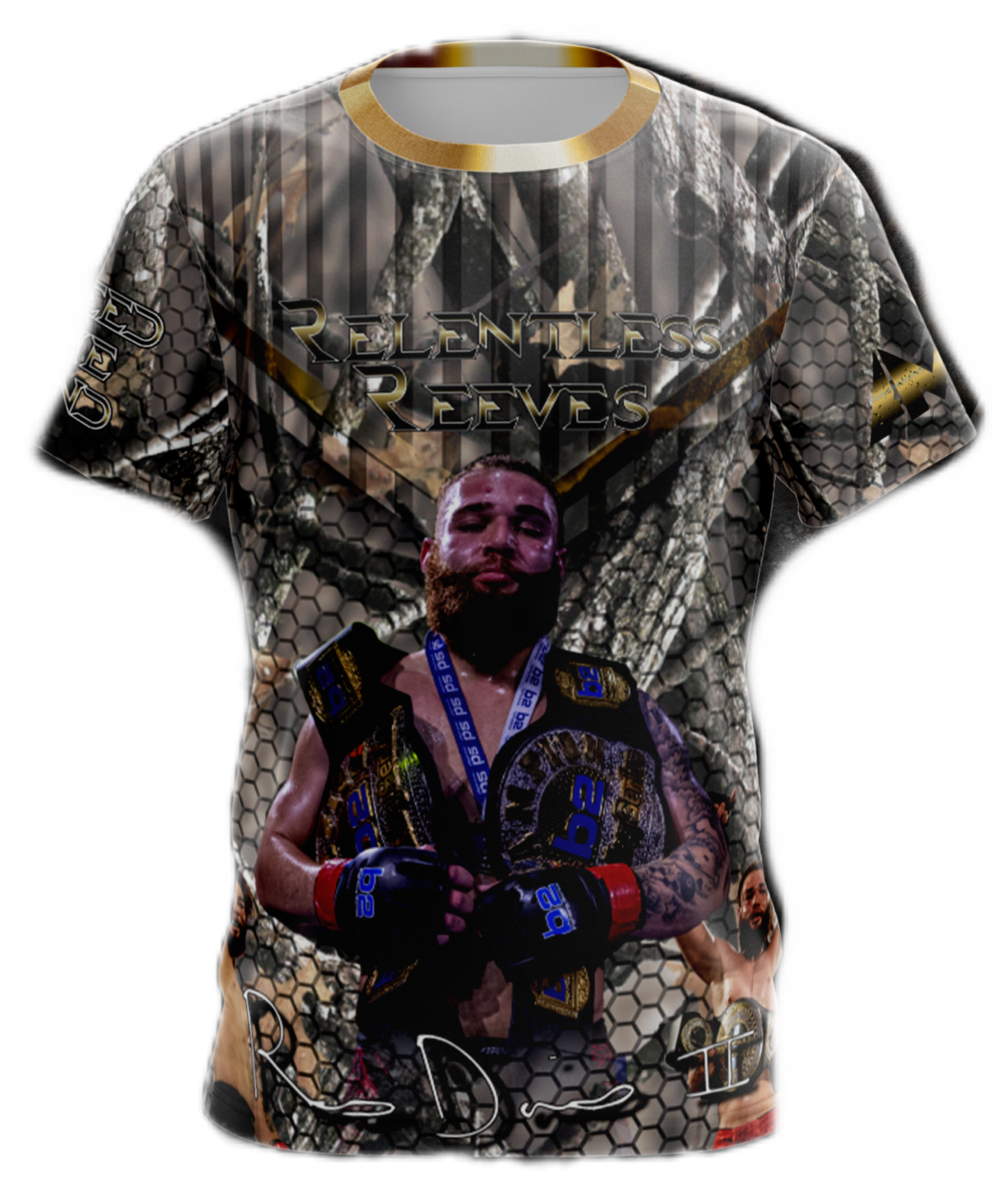 RELENTLESS REEVES DAVIS JR. CAMO WALKOUT SHIRT