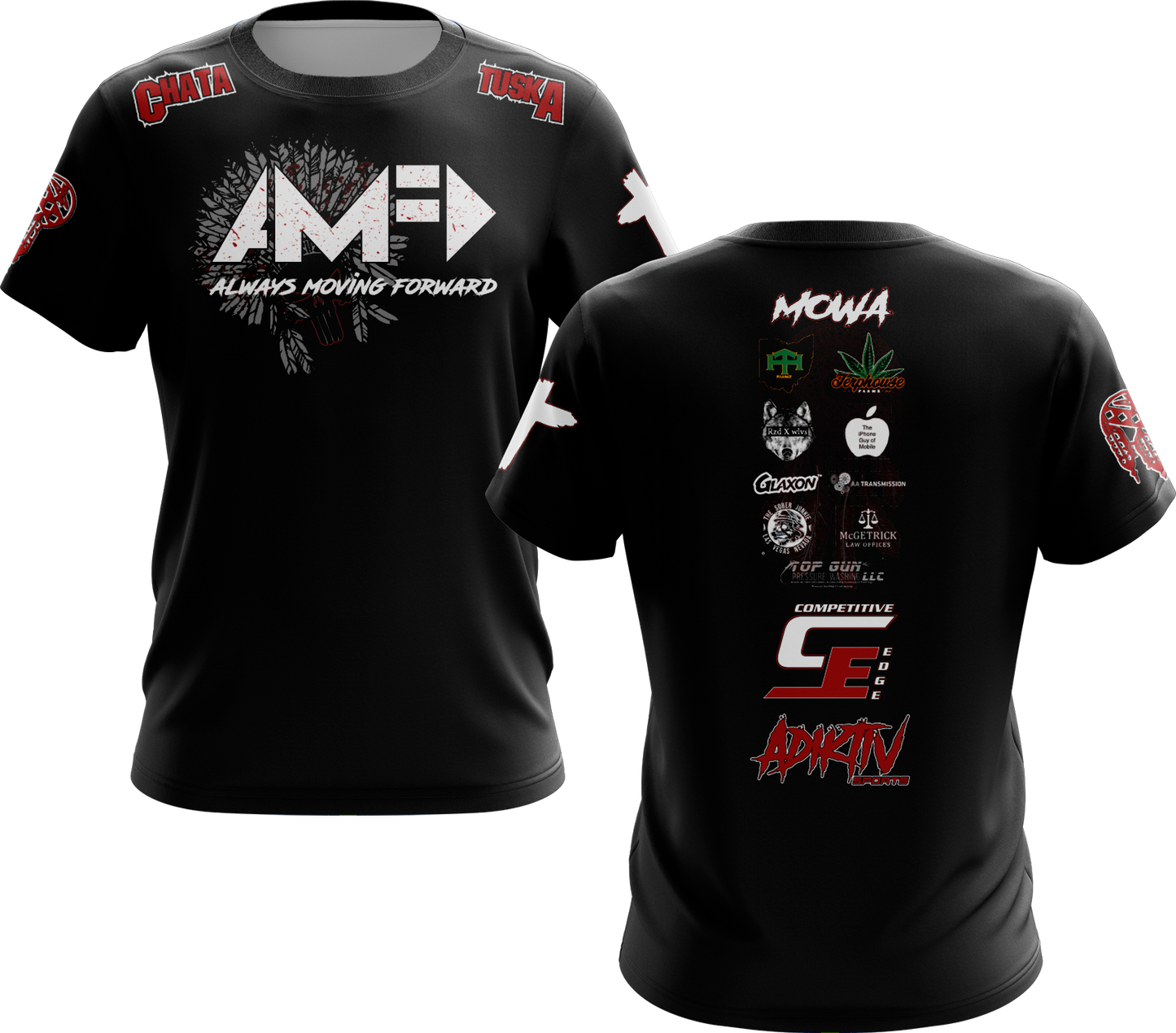 BROK WEAVER IKON & GAMEBRED FIGHTING CHAMPIONSHIPS OFFICIAL WALKOUT SHIRT